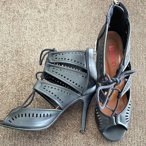 Women's Bongo Brin Heels Size 6.5 Black - Picture 1 of 6